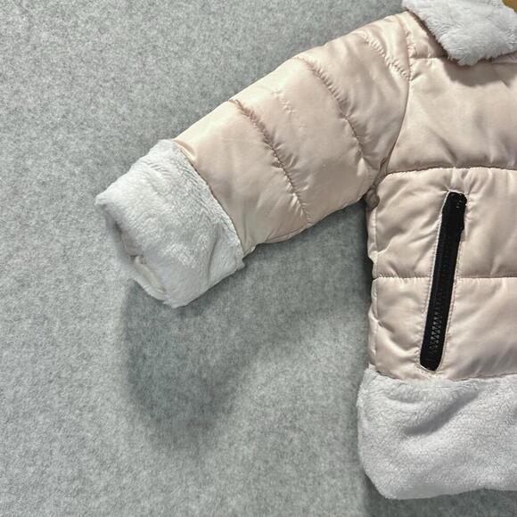 Jessica Simpson Pink Baby Girls' Puffer Jacket, Size 18M - Picture 11 of 11